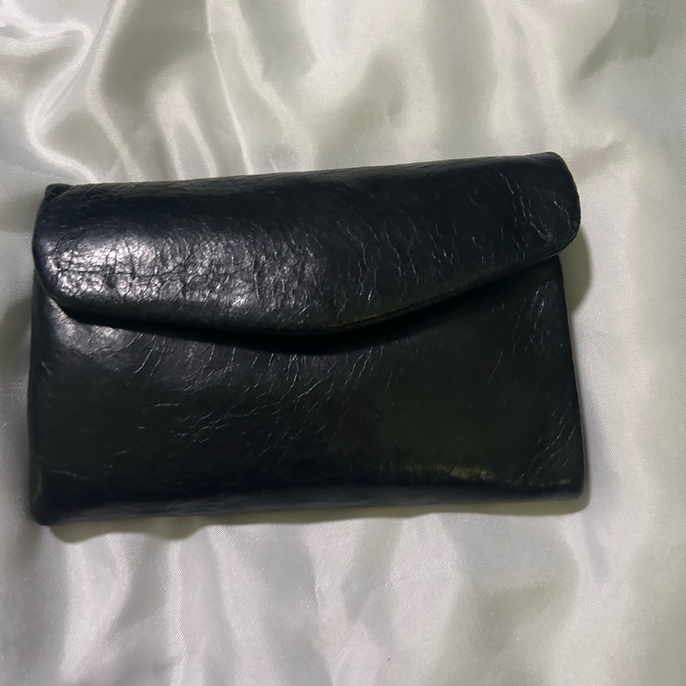 Hobo Black Leather Wallet